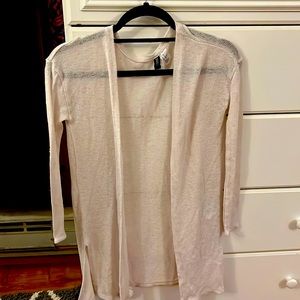 light pink light cardigan!